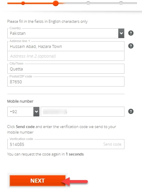 Payoneer Contact Detail of New User