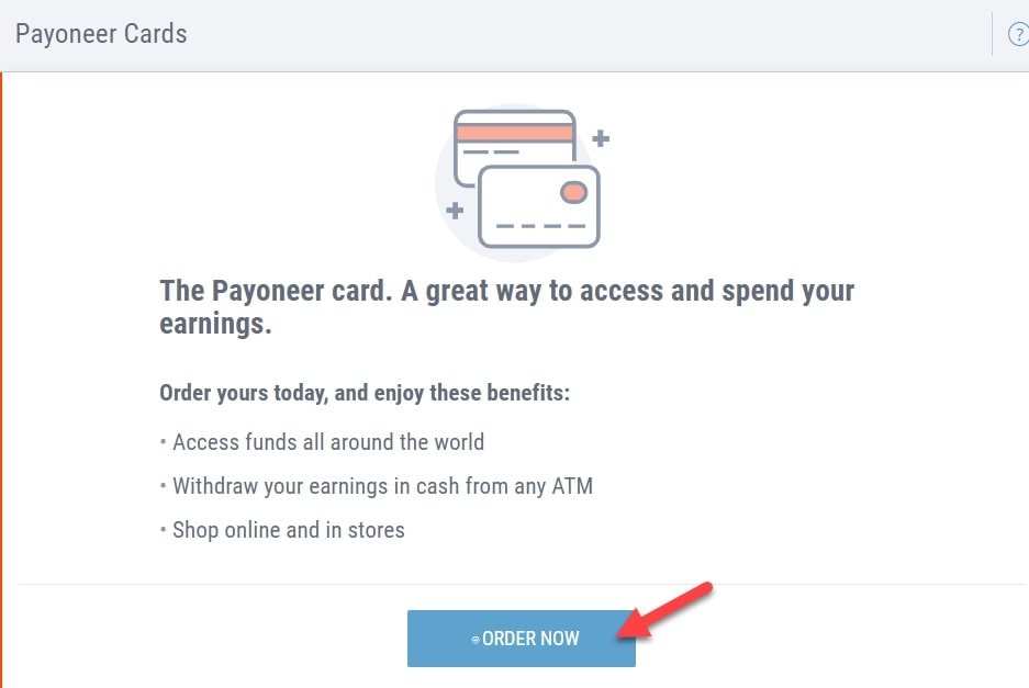 How to order Payoneer Card?