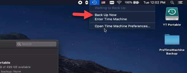 Back Up Mac using Time Machine
