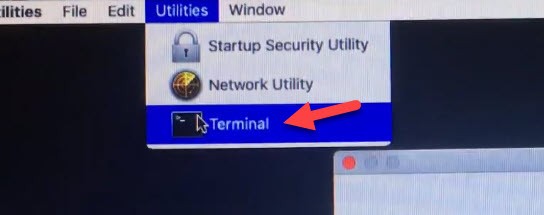 Open Terminal from Utility