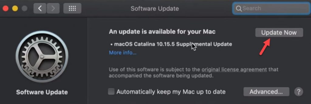 How to update macOS Catalina 10.15.5 Supplemental