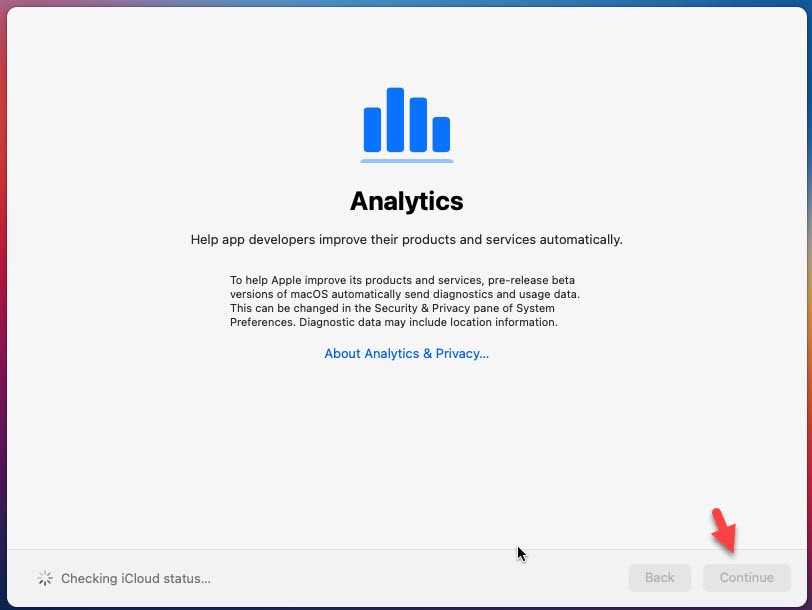 MacOS Big SUr Analytics