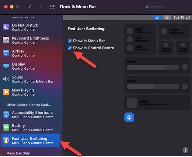 How o Customize Control Center in macOS Big Sur