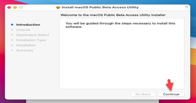 Install macOS Big Sur Public Beta