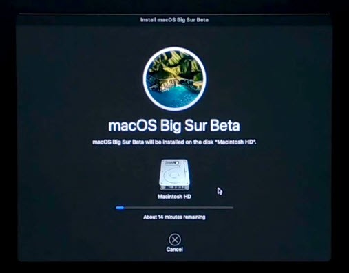 Installing macOS Big Sur on Drive