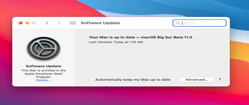 macOS Big Sur Update to Beta 4