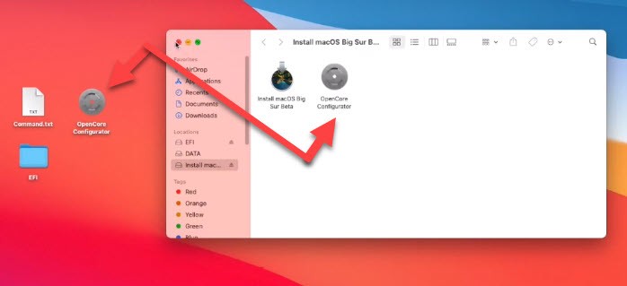 Copy Paste OpenCore Configurator to Bootable USB