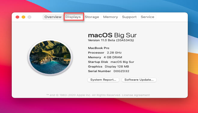MacOS Big Sur System Overview