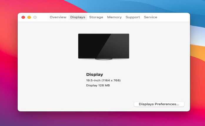 How To Check MacOS Big Sur Screen Resolution?