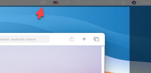 Stop Screen Recording on MacOS Big Sur