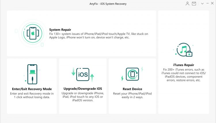AnyFix Review: All-in-one iOS System Software Repairing Tool