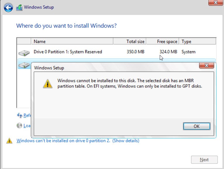 Convert MBR To GPT Without Losing Data During Windows 10 Installation?