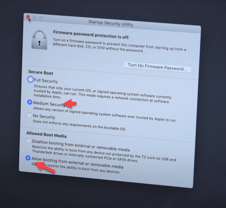 Firmware Password Protection on Mac