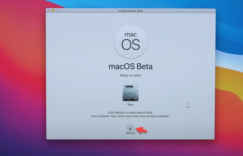 Restart your Mac