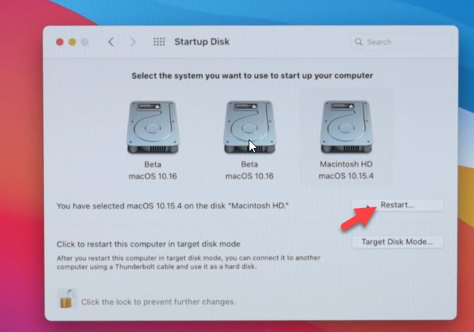 Restart your Mac