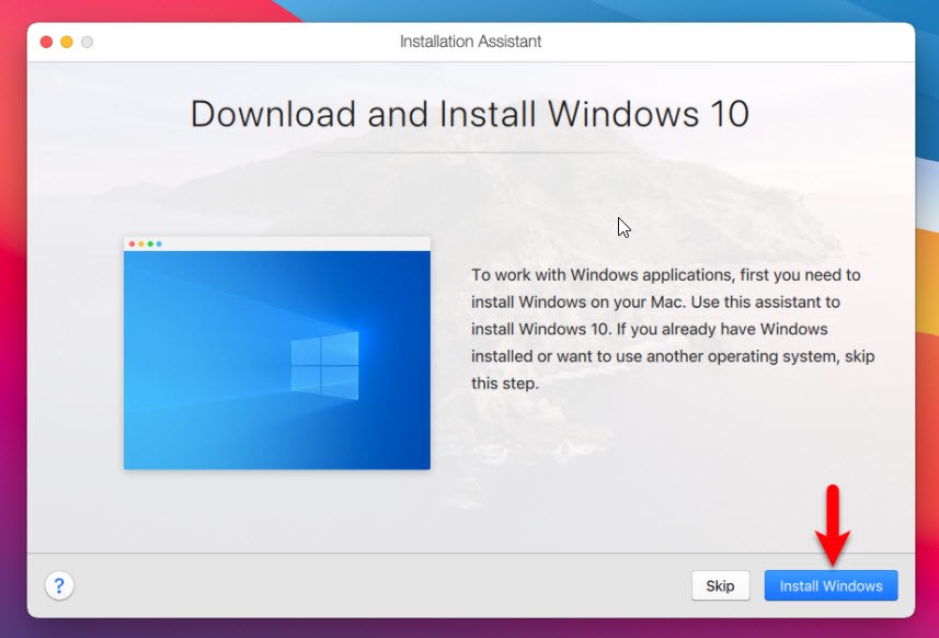 parallels download windows