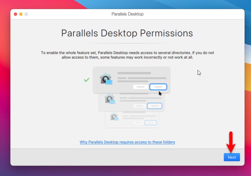 Parallels Desktop Permission