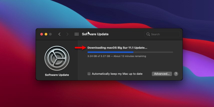 Update macOS Big Sur on Virtualbox to latest version