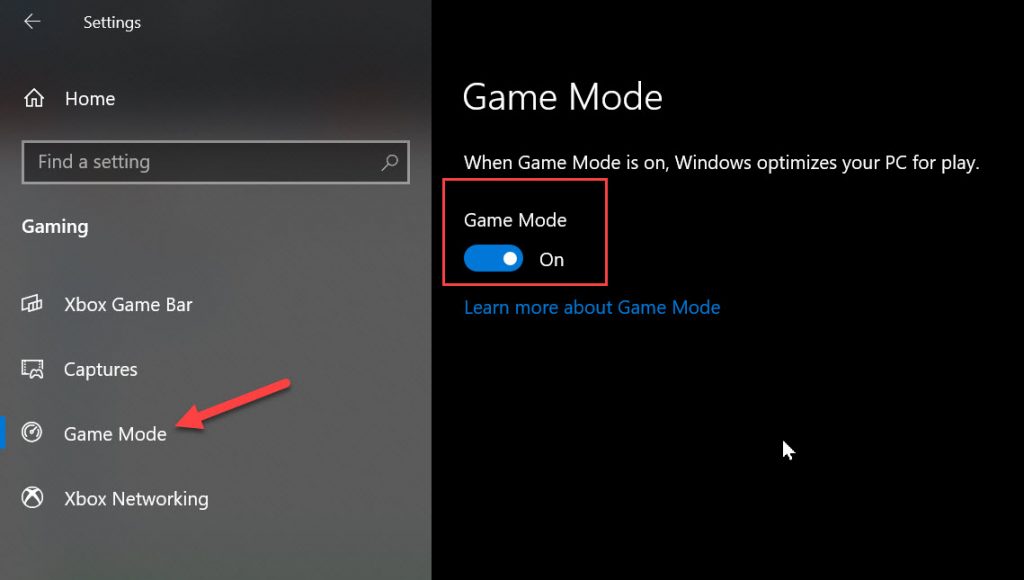 how to optimize windows 10 for gaming and performance