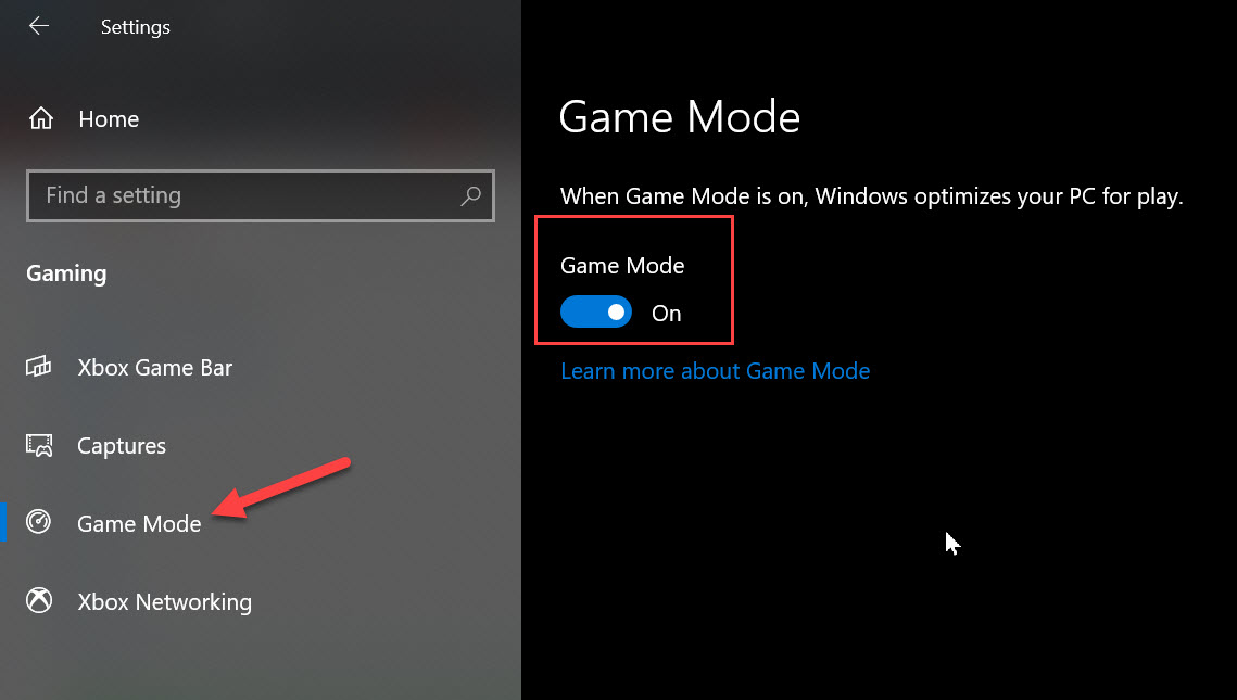 optimize windows 10 for gaming