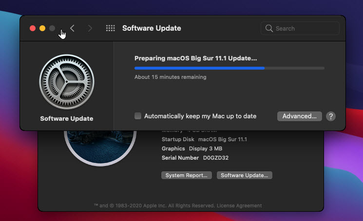 Preparing macOS Big Sur Updates