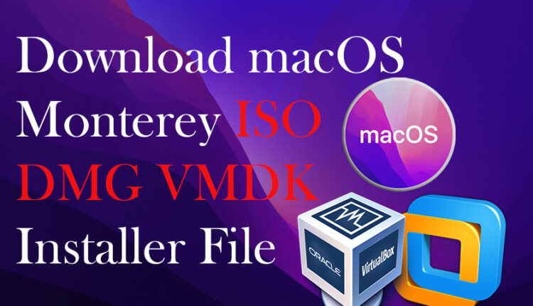 Download macOS Monterey ISO DMG VMDK Installer File