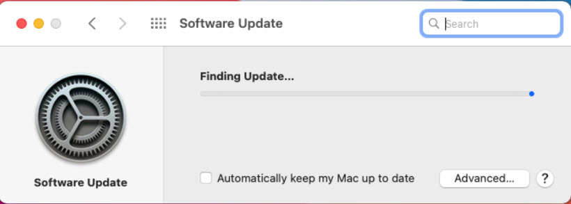 Finding macOS Monterey Installer File