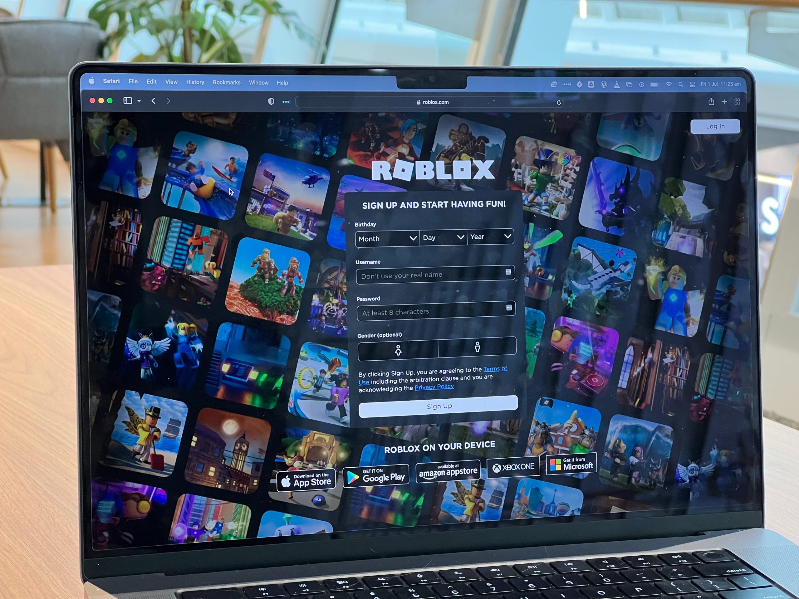 roblox login